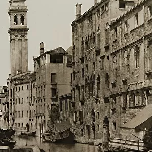Animated view of Rio dei Greci, Venice