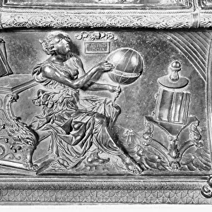 Astrology, detail of the Tomb of Sixtus IV, bronze, Antonio Pollaiuolo (ca. 1431 - 1498), Museum of the Treasury of St. Peter, St. Peter's Basilica, Vatican City