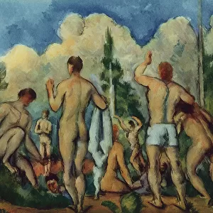 Bathers, oil on canvas, Paul Czanne (1839-1906), Muse d'Orsay, Paris