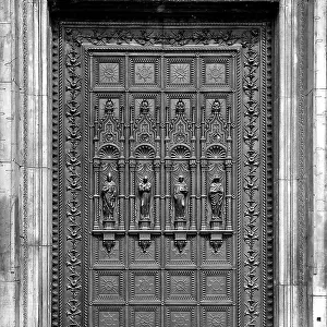 Bronze portal of the Basilica of Sant'Antonio, Padua, work by Camillo Boito