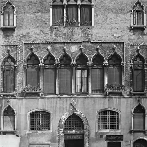 Faade of the Palazzo Zeno in Campo Sant'Angelo in Venice; the building, rebuilt in the 18th century, today houses the offices of the Veneto Region