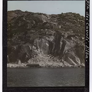 Granite quarry at Punta dei Cavoli, Elba Island