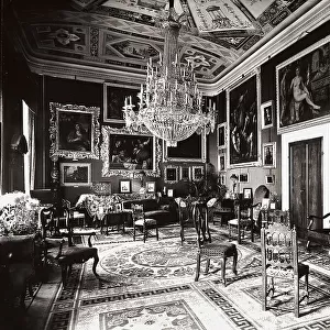 Living room of Palazzo Torrigiani in Via dei Serragli, Florence
