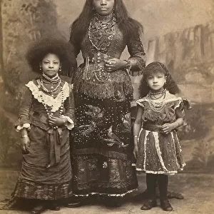 Madame Durant, Fiji princess, with her two daughters, Lillie and Zella
