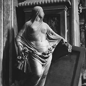 Modesty, sculpture by Antonio Corradini, in the Chapel of Sansevero, also known as Santa Maria della Piet dei Sangro or Pietatella, Naples