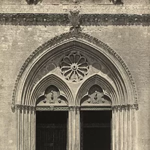 The Portal of the Upper Church in the Saint Francis Basilica in Assisi