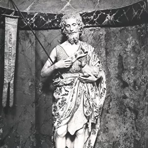 Statue of St. John the Baptist, by Gagini, in the church belonging to the Convent of Baida, near Palermo
