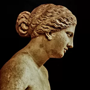 Detail of Venus or Aphrodite Cnidia, copy of Praxiteles, Museo Pio Clementino, Vatican Museums, Vatican City