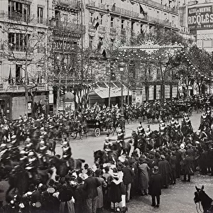 Visit of Vittorio Emanuele III in Paris