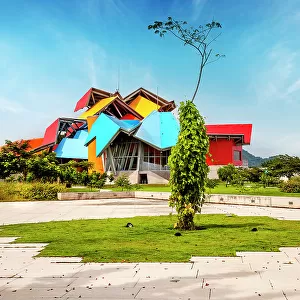 Panama, Gardens at Biodiversity Museum by Frank Gehry