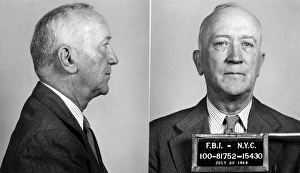(1881-1961). American labor leader. FBI mug shot of Foster, then chairman of the U.S (1881-1961). American labor leader. FBI mug shot of Foster, then chairman of the U.S