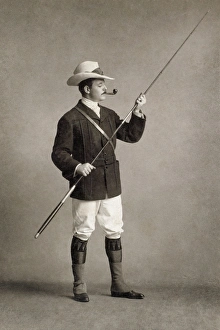 <b class=qtipBold><figcaption>19th century cabinet photograph</figcaption></b><br>FISHERMAN, 19th CENTURY. 19th century cabinet photograph.<br><em>© none</em> 19th century cabinet photograph