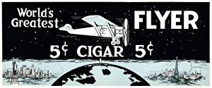 Globe Prints: AD: CIGARS, c1935. Advertisement for cigars. Lithograph, c1935