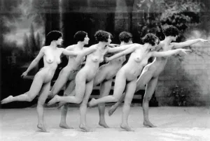 ALLEN: CHORUS LINE, 1920. Nude Chorus Line, photograph by Albert Arthur Allen ALLEN: CHORUS LINE, 1920. Nude Chorus Line, photograph by Albert Arthur Allen
