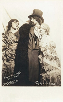 BALLET: PETROUCHKA. American publicity photograph, c1916, by Jean de Strelecki BALLET: PETROUCHKA. American publicity photograph, c1916, by Jean de Strelecki