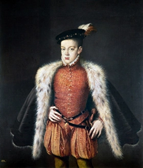 CARLOS, PRINCE OF ASTURIAS (1545-1568). Son of King Philip II of Spain CARLOS, PRINCE OF ASTURIAS (1545-1568). Son of King Philip II of Spain