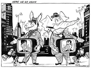 CARTOON: ELECTION, 1960. Here we go again CARTOON: ELECTION, 1960. Here we go again