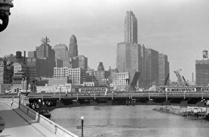 CHICAGO, c1941. A view of Chicago, Illinois. Photograph, c1941 CHICAGO, c1941. A view of Chicago, Illinois. Photograph, c1941