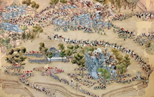 Chinese government forces attacking a rebel stronghold at Tientsin during the Taiping Rebellion, 1851-64 Chinese government forces attacking a rebel stronghold at Tientsin during the Taiping Rebellion, 1851-64