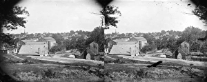CIVIL WAR: PETERSBURG. General view of Petersburg, Virginia. Photograph by Timothy O'Sullivan CIVIL WAR: PETERSBURG. General view of Petersburg, Virginia. Photograph by Timothy O'Sullivan