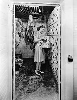 South East Prints: COLD STORAGE ROOM, c1940