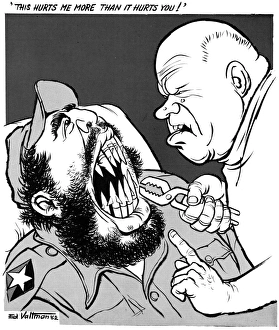 CUBAN MISSILE CRISIS, 1962. This hurts me more than it hurts you
