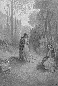 DORE: THE RAVEN, 1882. Tell this soul with sorrow laden if, within the distant Aidenn DORE: THE RAVEN, 1882. Tell this soul with sorrow laden if, within the distant Aidenn