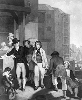 ENGLAND: MERCHANT, 1800. Industry and Oeconomy. A successful merchant ENGLAND: MERCHANT, 1800. Industry and Oeconomy. A successful merchant