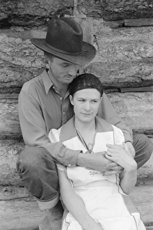 HOMESTEADERS, 1940. Homesteaders in Pie Town, New Mexico. Photograph by Russell Lee HOMESTEADERS, 1940. Homesteaders in Pie Town, New Mexico. Photograph by Russell Lee