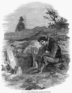 IRISH POTATO FAMINE, 1846-7. Scarp of Brian Connor, near Kilrush Union-House IRISH POTATO FAMINE, 1846-7. Scarp of Brian Connor, near Kilrush Union-House