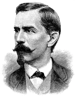 JOHN COOKE (1830-1886). John Esten Cooke. American novelist. Line engraving, 1886 JOHN COOKE (1830-1886). John Esten Cooke. American novelist. Line engraving, 1886