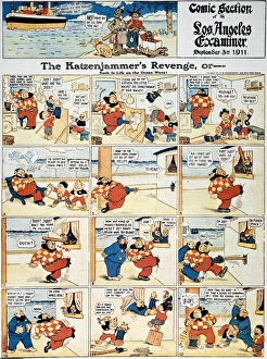 KATZENJAMMER KIDS, 1911. The Katzenjammers Revenge, or --Such is Life on the Ocean Wave KATZENJAMMER KIDS, 1911. The Katzenjammers Revenge, or --Such is Life on the Ocean Wave