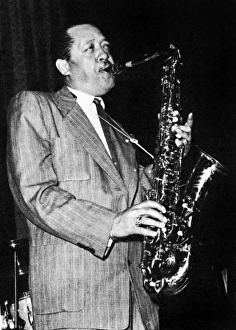 LESTER YOUNG (1909-1959). American musician