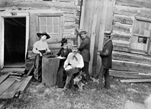 Lincoln Cabin, C1891 Lincoln Cabin, C1891