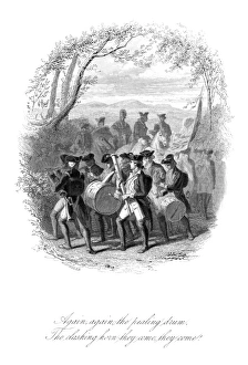 Marching band in the Continental Army during the American Revolutionary War Marching band in the Continental Army during the American Revolutionary War