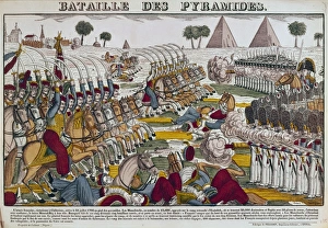 NAPOLEON: PYRAMIDS, 1798. Battle of the Pyramids, 21 July 1798, between the French NAPOLEON: PYRAMIDS, 1798. Battle of the Pyramids, 21 July 1798, between the French