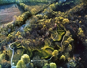 Native American Serpent Mound, Ohio. Near Locust Grove