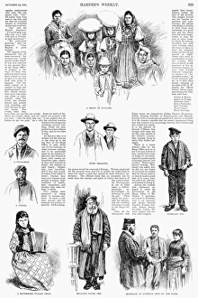 NEW YORK: IMMIGRANTS, 1891. Some of the more than 400, 000 immigrants processed in 1891 NEW YORK: IMMIGRANTS, 1891. Some of the more than 400, 000 immigrants processed in 1891