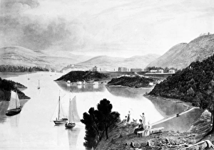 NEW YORK: WEST POINT, 1834. West Point, from above Washington Valley looking down NEW YORK: WEST POINT, 1834. West Point, from above Washington Valley looking down