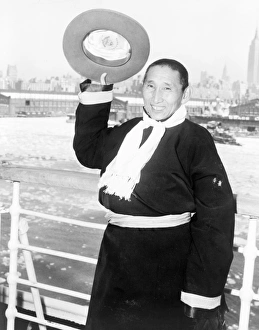 NGAWANG WANGYAL (1901-1983). Known as Geshe Wangyal. Kalmyk Buddhist priest and scholar NGAWANG WANGYAL (1901-1983). Known as Geshe Wangyal. Kalmyk Buddhist priest and scholar