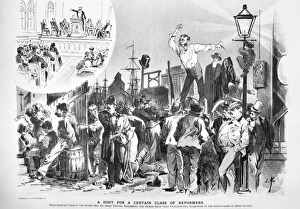 REFORMER IN SLUM, 1891. A hint for a certain class of reformers REFORMER IN SLUM, 1891. A hint for a certain class of reformers