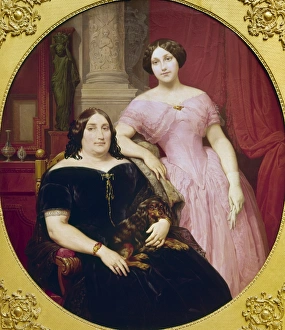RIBERA: PORTRAIT, c1880. Portrait of a woman and her daughter. Oil on canvas, c1880 RIBERA: PORTRAIT, c1880. Portrait of a woman and her daughter. Oil on canvas, c1880