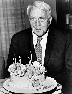 ROBERT FROST (1874-1963). American poet. Photograph by Walter Albertin, 1959 ROBERT FROST (1874-1963). American poet. Photograph by Walter Albertin, 1959