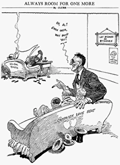 Always room for one more. Cartoon satirizing poor relations between then-Governor of New Always room for one more. Cartoon satirizing poor relations between then-Governor of New