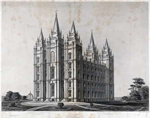 SALT LAKE TEMPLE. The Salt Lake Temple in Salt Lake City, Utah SALT LAKE TEMPLE. The Salt Lake Temple in Salt Lake City, Utah