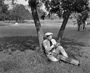 <b class=qtipBold><figcaption>Silent Film Still: Golf</figcaption></b><br>Silent Film Still: Golf.<br><em>© none</em> Silent Film Still: Golf