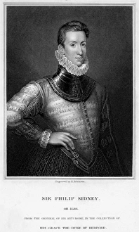 SIR PHILIP SIDNEY (1554-1586). English soldier, statesman, and poet SIR PHILIP SIDNEY (1554-1586). English soldier, statesman, and poet