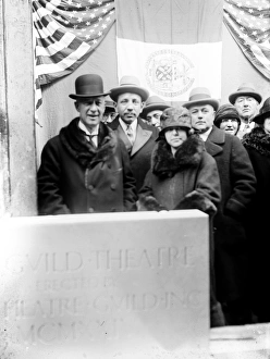 THEATRE GUILD, 1924. Governor Al Smith, Maurice Wertheim and Theresa Helburn at THEATRE GUILD, 1924. Governor Al Smith, Maurice Wertheim and Theresa Helburn at