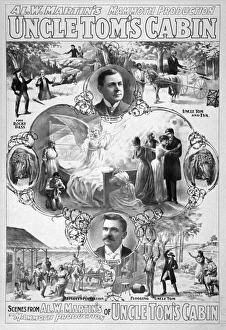 UNCLE TOM'S CABIN, c1899. Lithograph poster, c1899, for Al W UNCLE TOM'S CABIN, c1899. Lithograph poster, c1899, for Al W