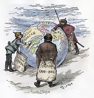 The Worlds Plunderers. Germany, England, and Russia grab what they can of Africa and Asia The Worlds Plunderers. Germany, England, and Russia grab what they can of Africa and Asia